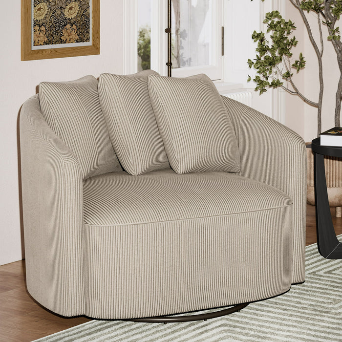 Beautiful Drew Chair by Drew Barrymore, Fawn Cord - open_box