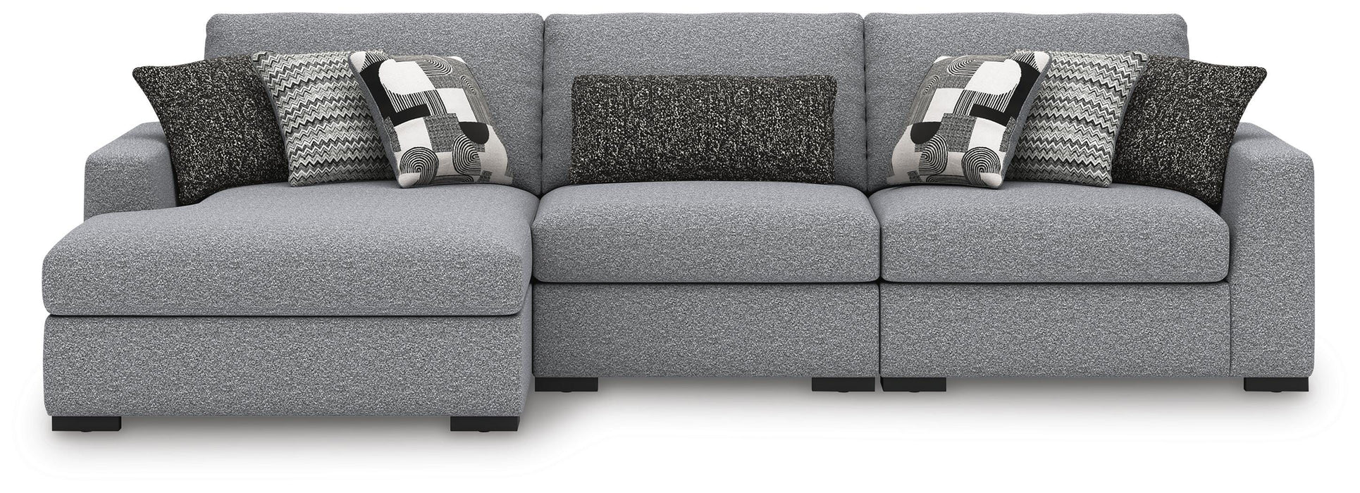 Bealton Salt and Pepper Bealton 3-Piece Sectional with Chaise