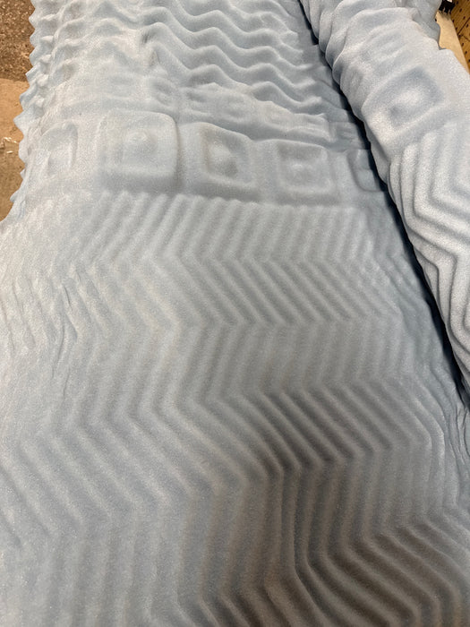 Mainstays 1.5” 7-Zone Reversible Memory Foam Mattress Topper, Queen - new