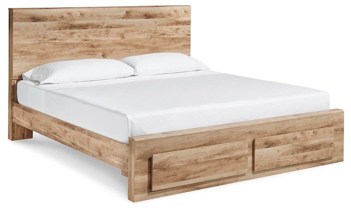 Hyanna Tan Brown Panel Bedroom Collection