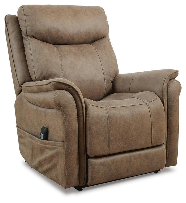 Lorreze Driftwood Power Lift Recliner