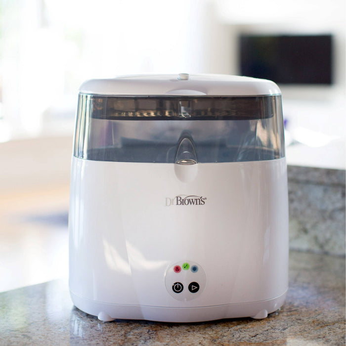 Dr. Brown's Deluxe Electric Sterilizer for Baby Bottles, Nipples, & Other Baby Essentials, BPA Free - new