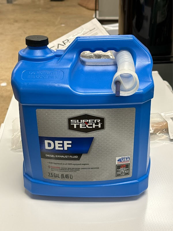 Super Tech DEF 2.5 Gallon - for Diesel Fuel Vehicles with SCR Selective Catalytic Reduction - new