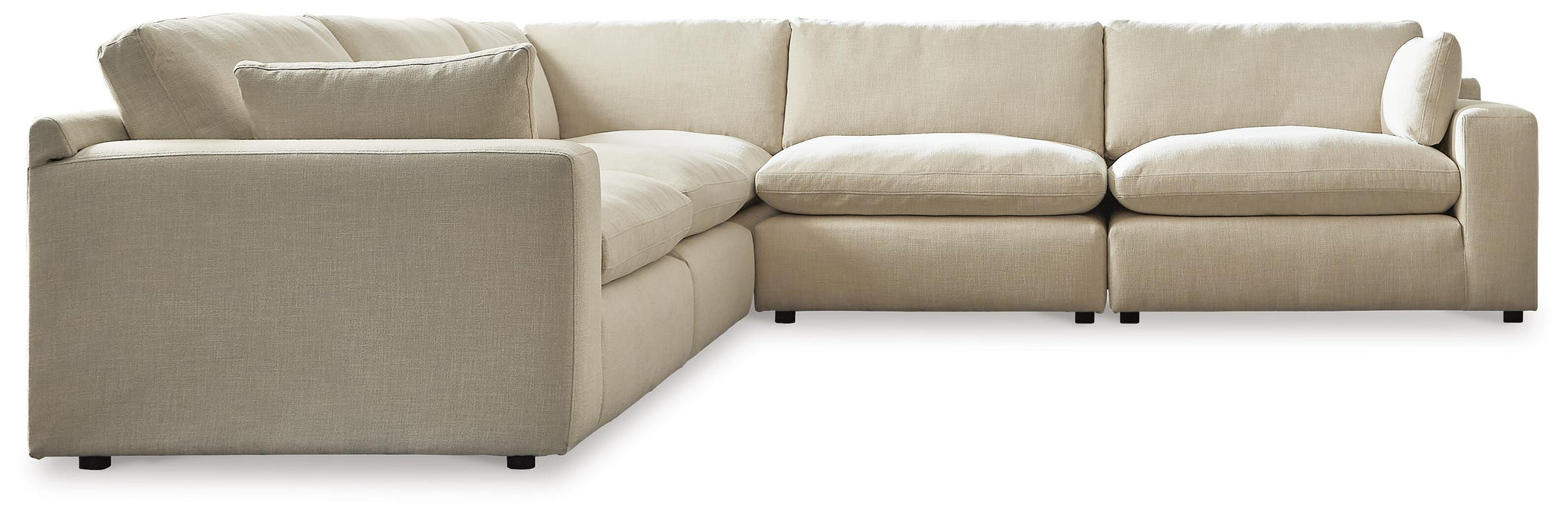 Elyza Linen Elyza 5-Piece Sectional