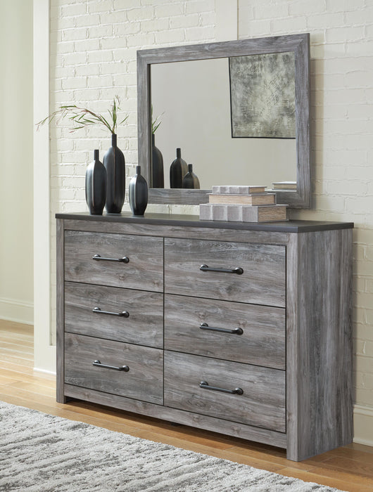 Bronyan Dark Gray Bronyan Dresser and Mirror