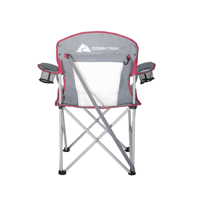 Ozark Trail Oversized Quad Chair, Off White & Grey - new