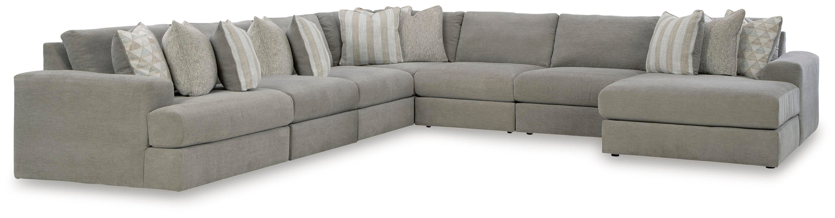Avaliyah Ash Avaliyah 7-Piece Sectional with Chaise