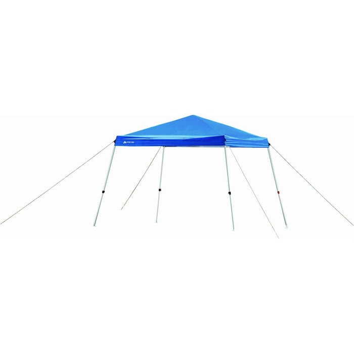 Ozark Trail 10'x10' Instant Slant Leg Pop-up Outdoor Canopy Tent, Blue - new