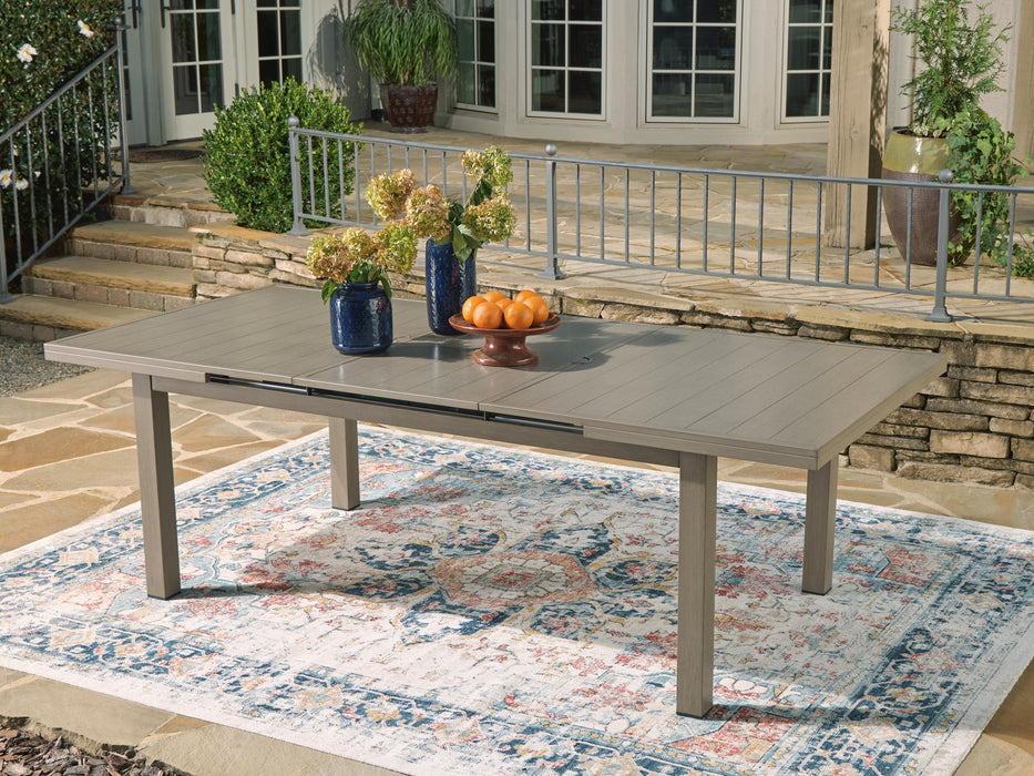Beach Front Beige RECT Dining Room EXT Table