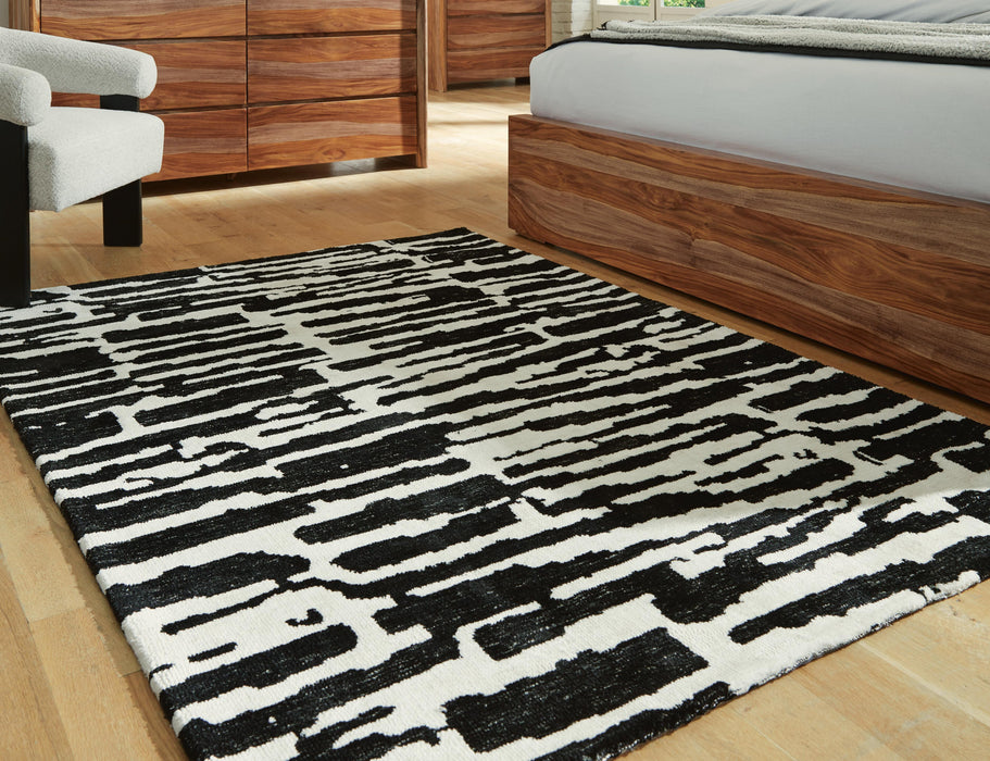 Bramshaw Black/Ivory Medium Rug