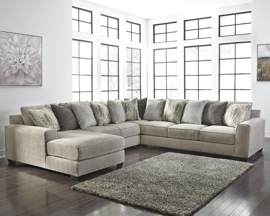 Ardsley Pewter Ardsley 4-Piece Sectional with Chaise