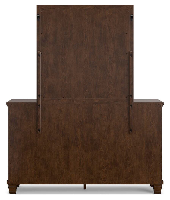 Danabrin Brown Danabrin Dresser and Mirror