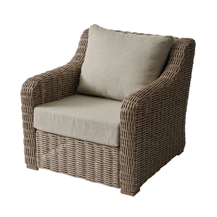 Better Homes & Gardens Beige Outdoor 24" x 24" 2 Piece Deep Seat Cushion Set - open_box