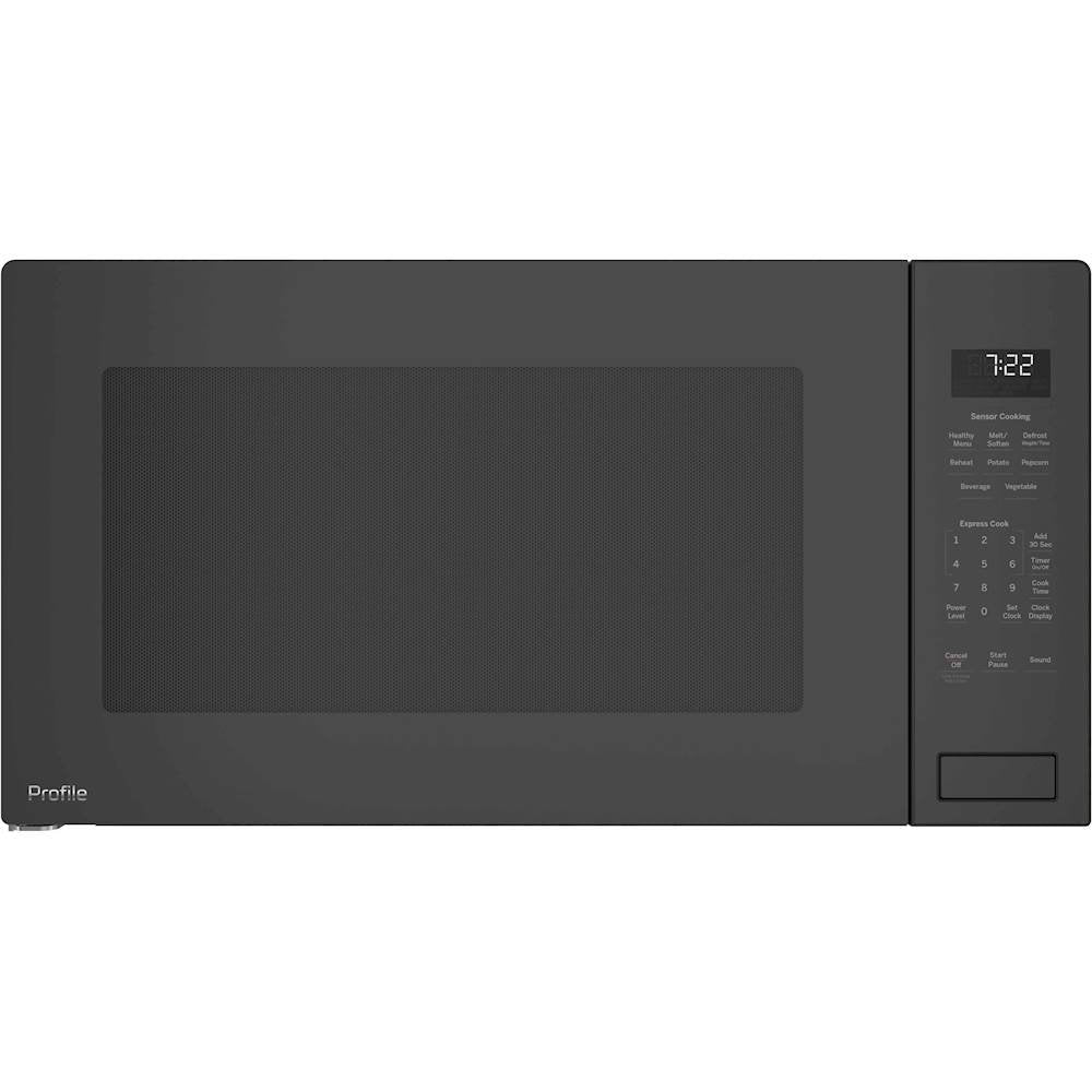 GE Profile - 2.2 Cu. Ft. Built-In Microwave - Gray - open_box