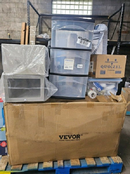 1 Pallet of Returns Used Mixed Household Goods & Seasonal Decor - 55 Items - Retail Value $1,153.99 - new