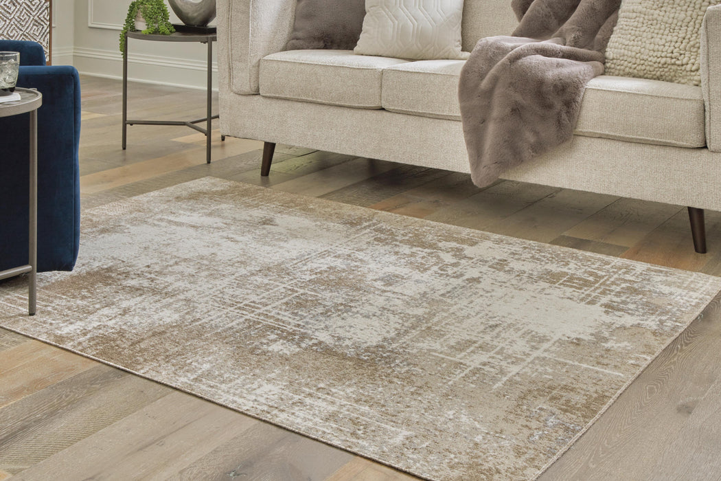 Grifflain Tan/Brown/Gray Washable Medium Rug