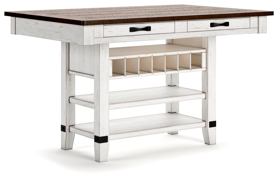 Valebeck White/Brown Dining Collection