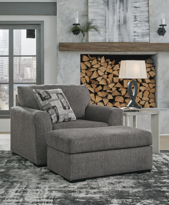 Gardiner Pewter Gardiner Chair and Ottoman