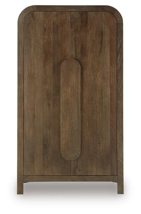 Thoren Medium Brown Accent Cabinet