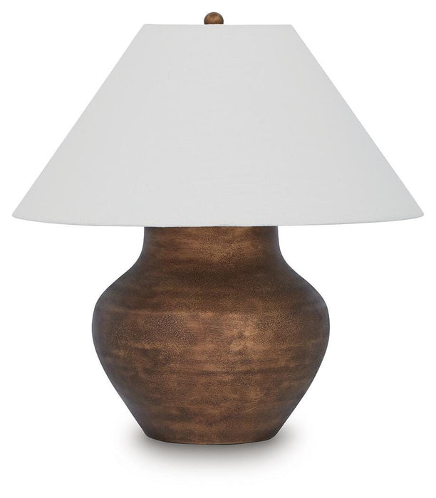 Whitham Antique Copper Finish Metal Table Lamp (1/CN)