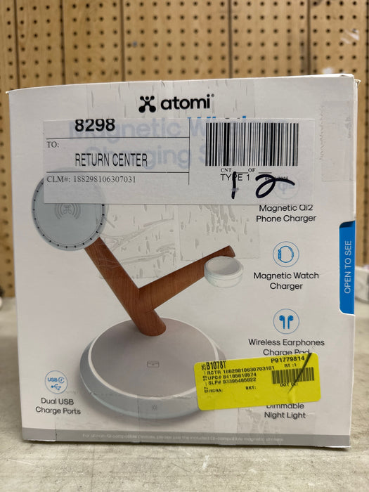 Atomi Qi2 Magnetic Wireless Charging Stand - open_box