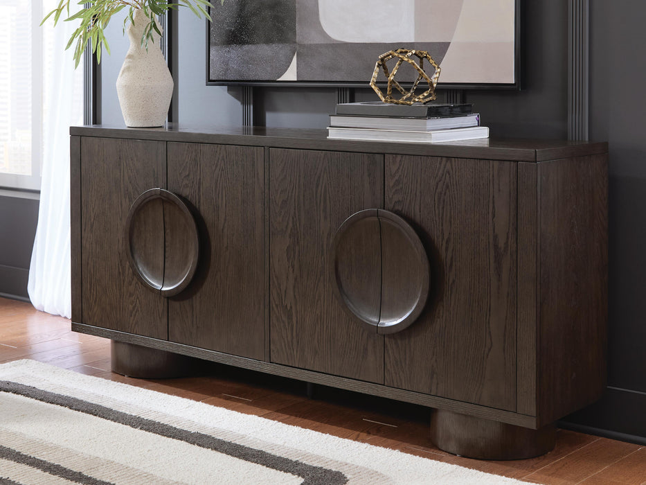 Veeda Dark Brown Accent Cabinet