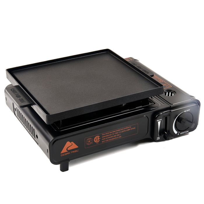 Ozark Trail 83.1 sq in 2-in-1 Butane Outdoor Griddle - new