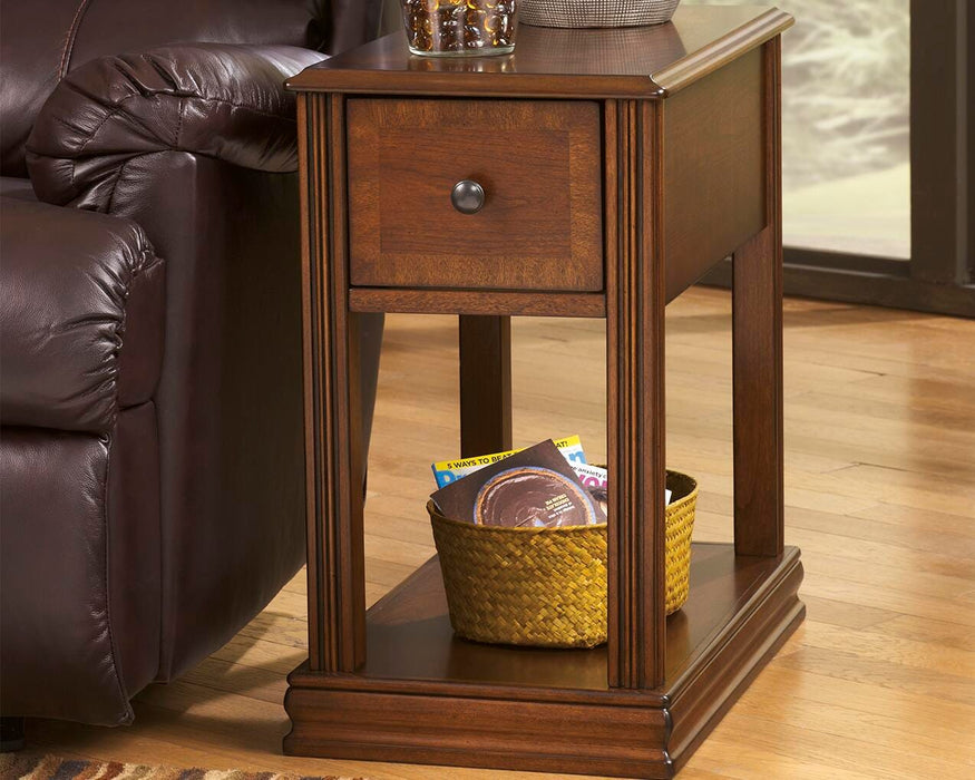 Breegin Brown Chair Side End Table