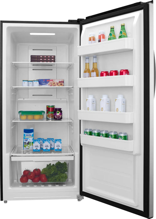 Insignia™ - 13.8 Cu. Ft. Garage Ready Convertible Upright Freezer with ENERGY STAR Certification - Stainless Steel - new
