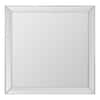 SAFAVIEH Presea 36 in. W x 36 in. H Iron Square Modern Silver Wall Mirror - open_box