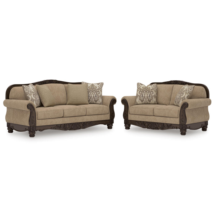 Stanmore Golden Stanmore Sofa and Loveseat