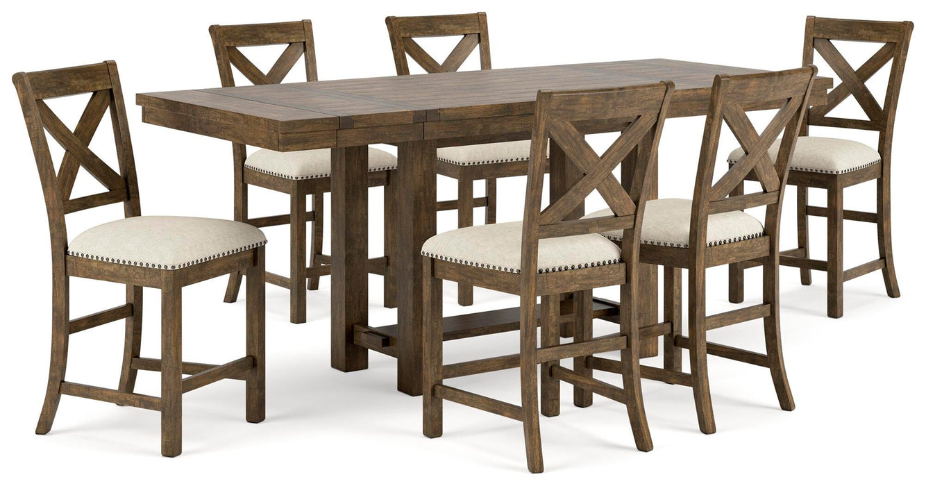 Moriville Grayish Brown Dining Collection