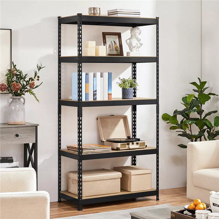 Yaheetech 5-Tier Utility Storage Shelves Garage Metal Shelving Unit - new