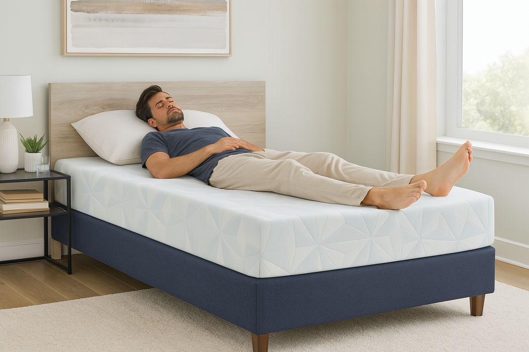 Premium Ultra-Firm Orthopedic Mattress – Geometric Knit Cover – Back Support & Spinal Alignment - King - new