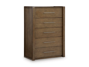 Marxmore Brown Five Drawer Chest