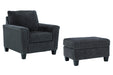 Abinger Smoke Abinger Chair and Ottoman