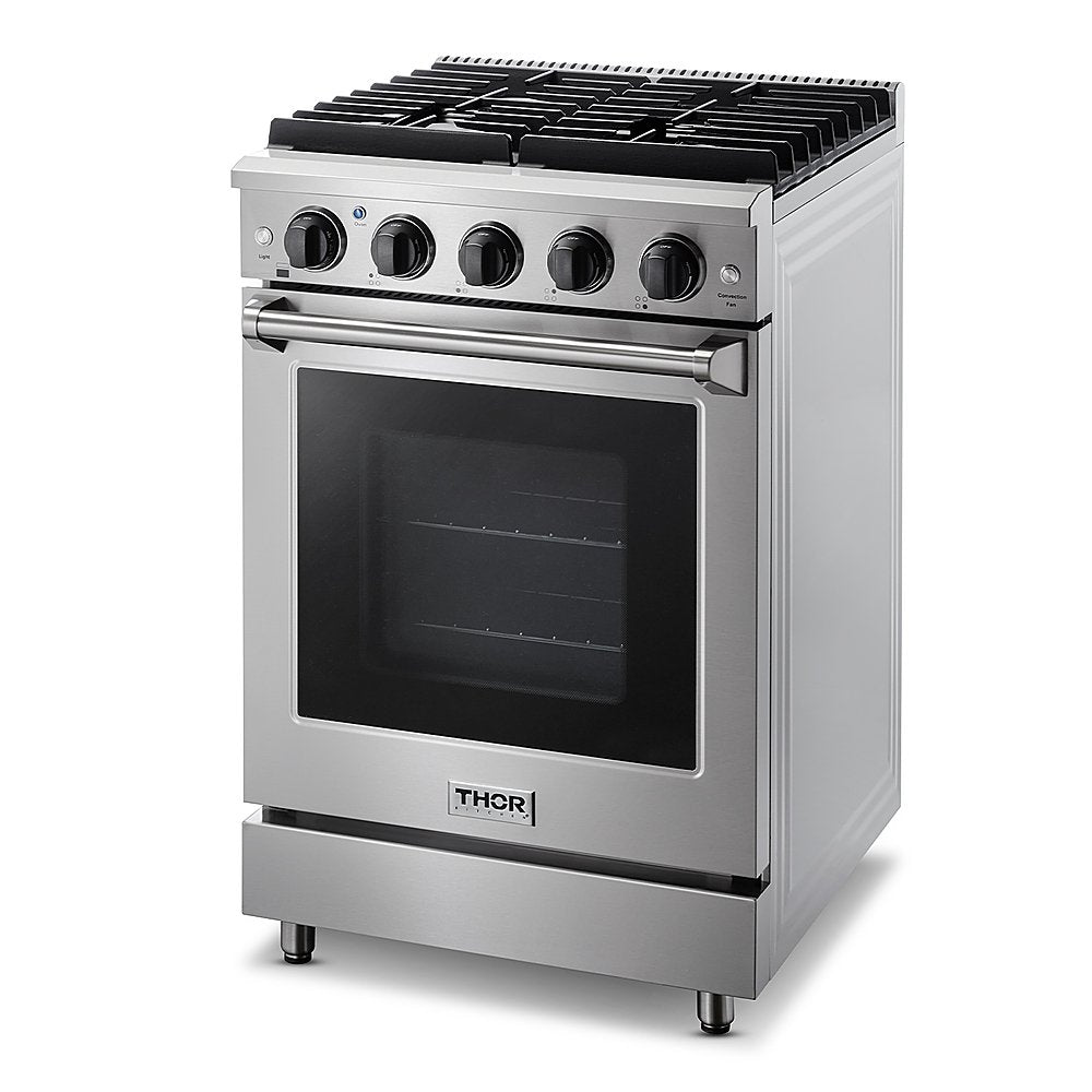 Thor Kitchen - 24 Inch Freestanding Gas Range - Stainless Steel - open_box