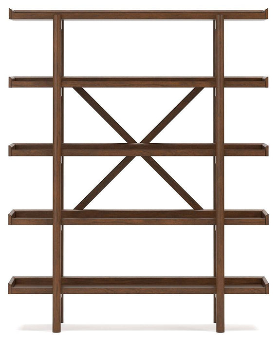 Lyncott Brown Bookcase