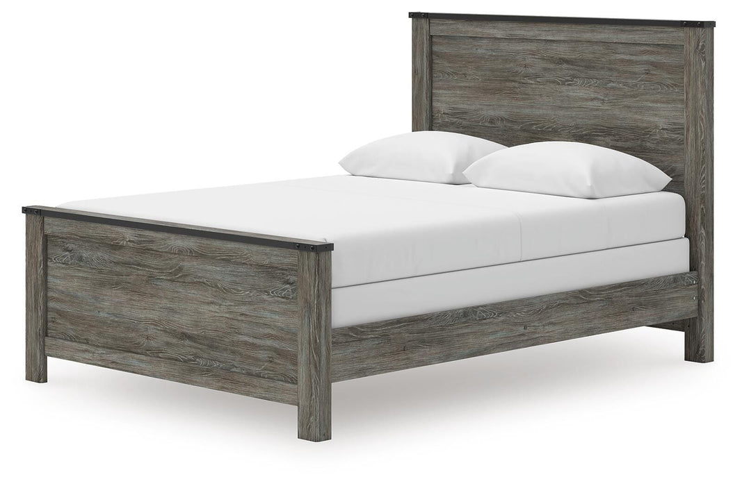 Frandern Black/Gray Frandern Queen Panel Bed