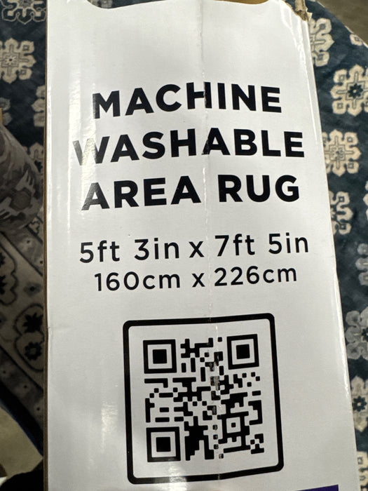 W AND A WASHABLE RUG 5X7 - open_box