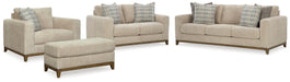 Parklynn Desert Parklynn Sofa, Loveseat, Chair and Ottoman