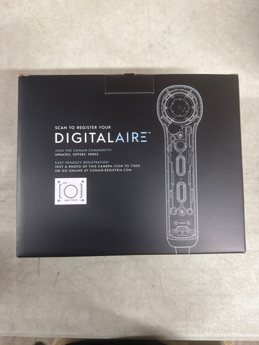 InfinitiPRO by Conair DigitalAIRE Hair Dryer with Brush and Storage Bag - open_box