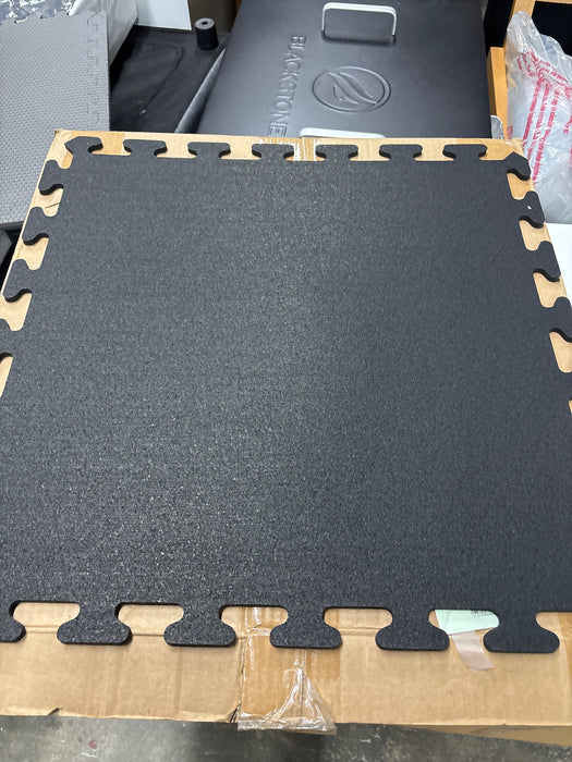 24 Pack EZ Flex Interlocking Recycled Rubber Floor Tiles - new