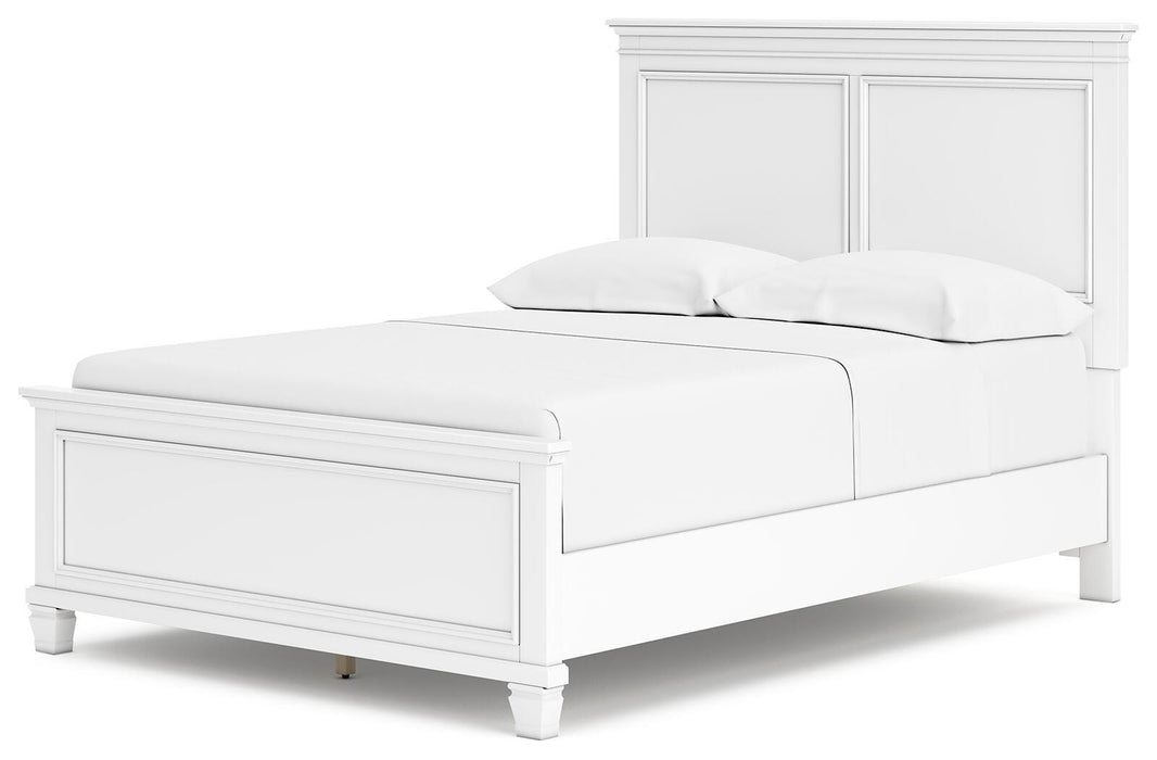 Fortman White Fortman Full Panel Bed