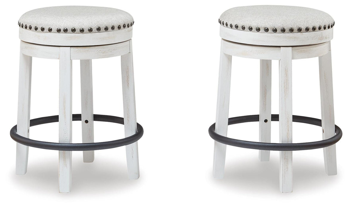 Valebeck White/Black Valebeck Counter Height Stool