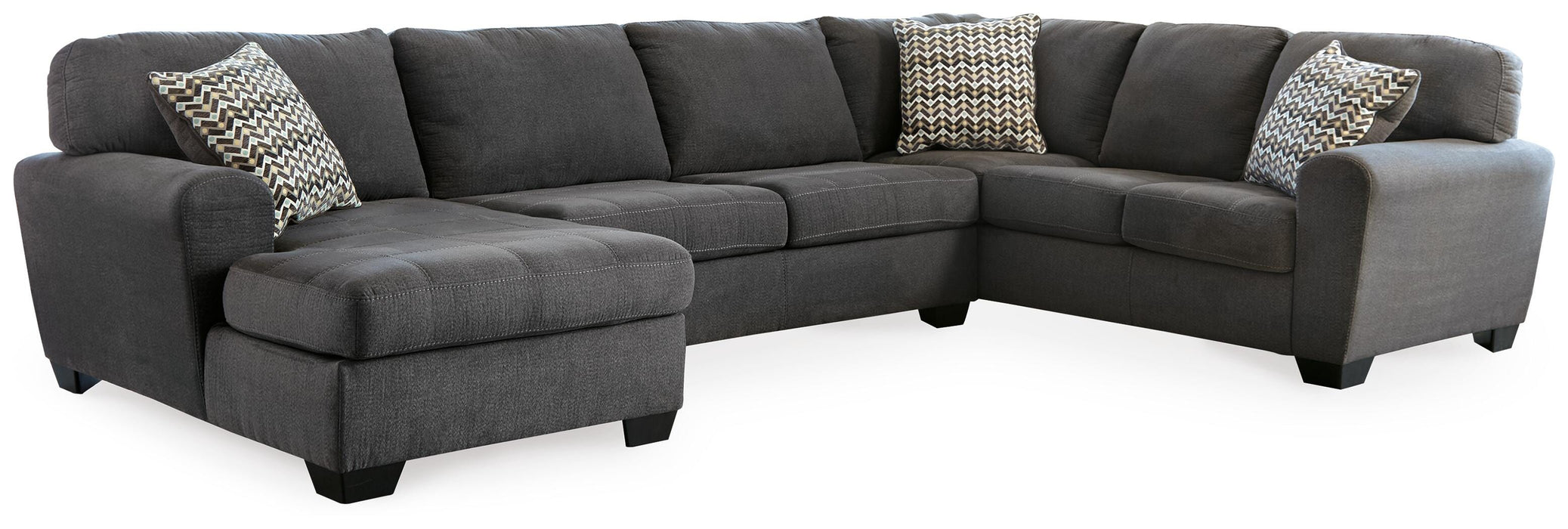 Ambee Slate Ambee 3-Piece Sectional with Chaise