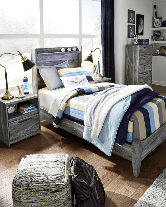 Baystorm Gray Baystorm Twin Panel Bed