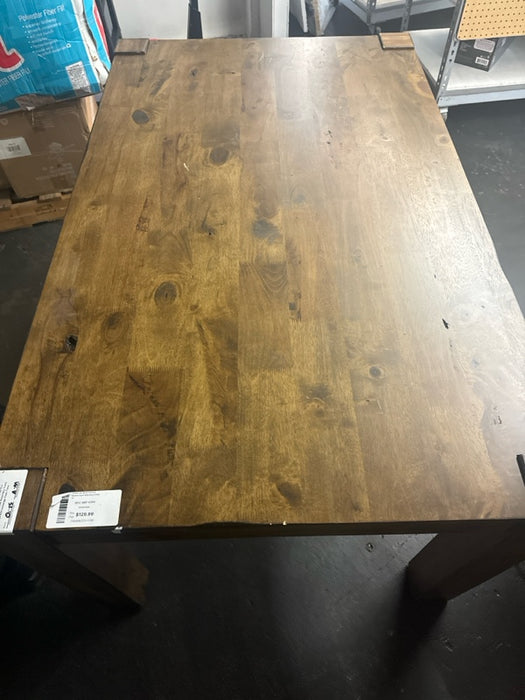 Better Homes & Gardens Bryant Solid Wood Dining Table, Rustic Brown - new