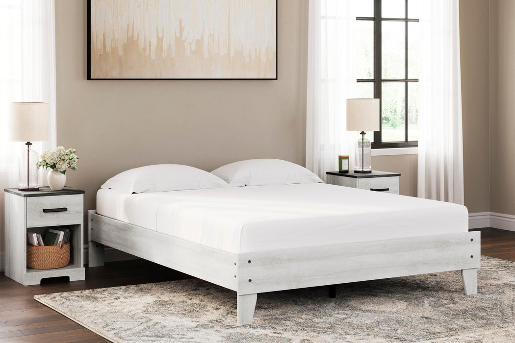 Shawburn Whitewash Bedroom Collection