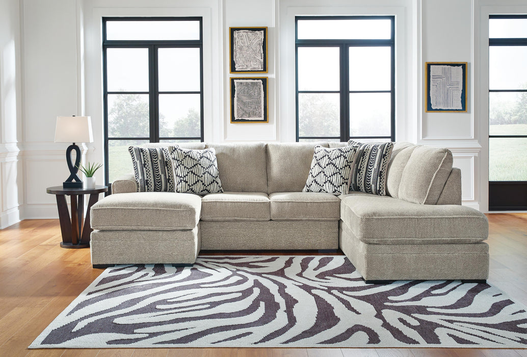 Calnita Sisal Calnita 2-Piece Sectional with Chaise